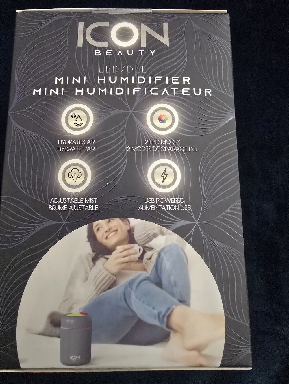 New!! Icon Beauty LED Mini Humidifier, Perfect For Travel! - Picture 4 of 6